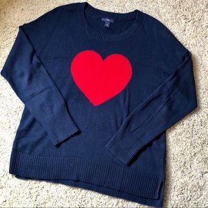 Gap heart sweater